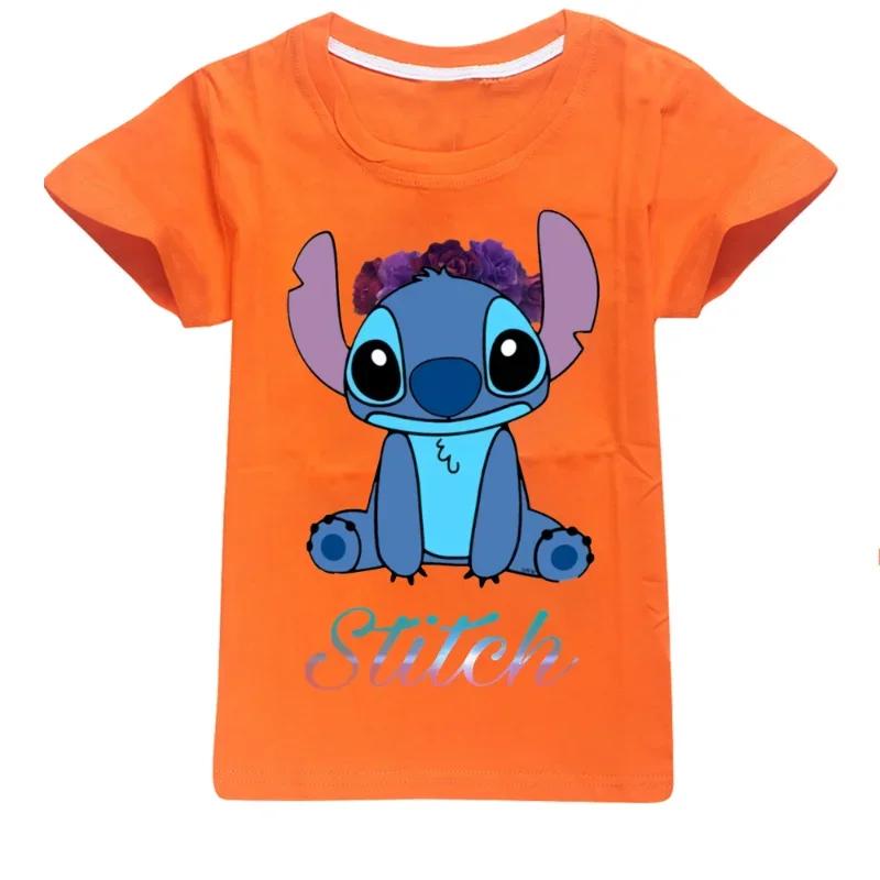 thumbnail image 1 of Camiseta de Anime de Disney para niños, camiseta de manga corta de algodón con patrón de punto de figura de dibujos animados, 100%, regalos de cumpleaños para niño y niña, 1 of 5