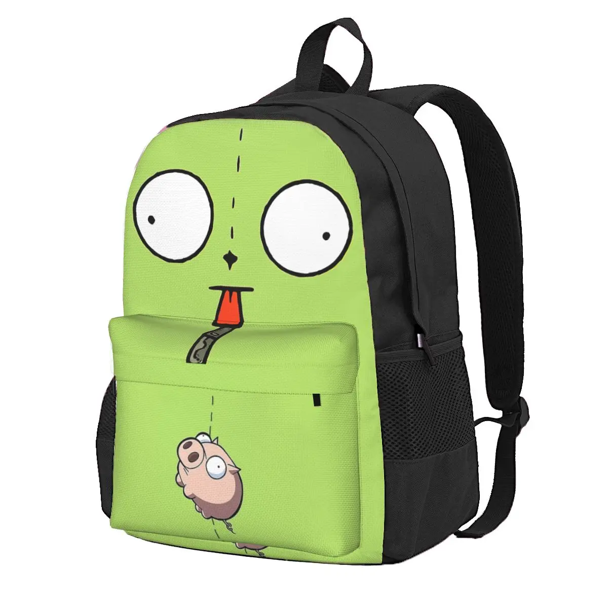 thumbnail image 1 of Mochila para mujer Happy Gir Invader Zim, mochila para estudiantes, mochila escolar de anime, mochila para ordenador, mochila de viaje impermeable para adolescentes, 1 of 5