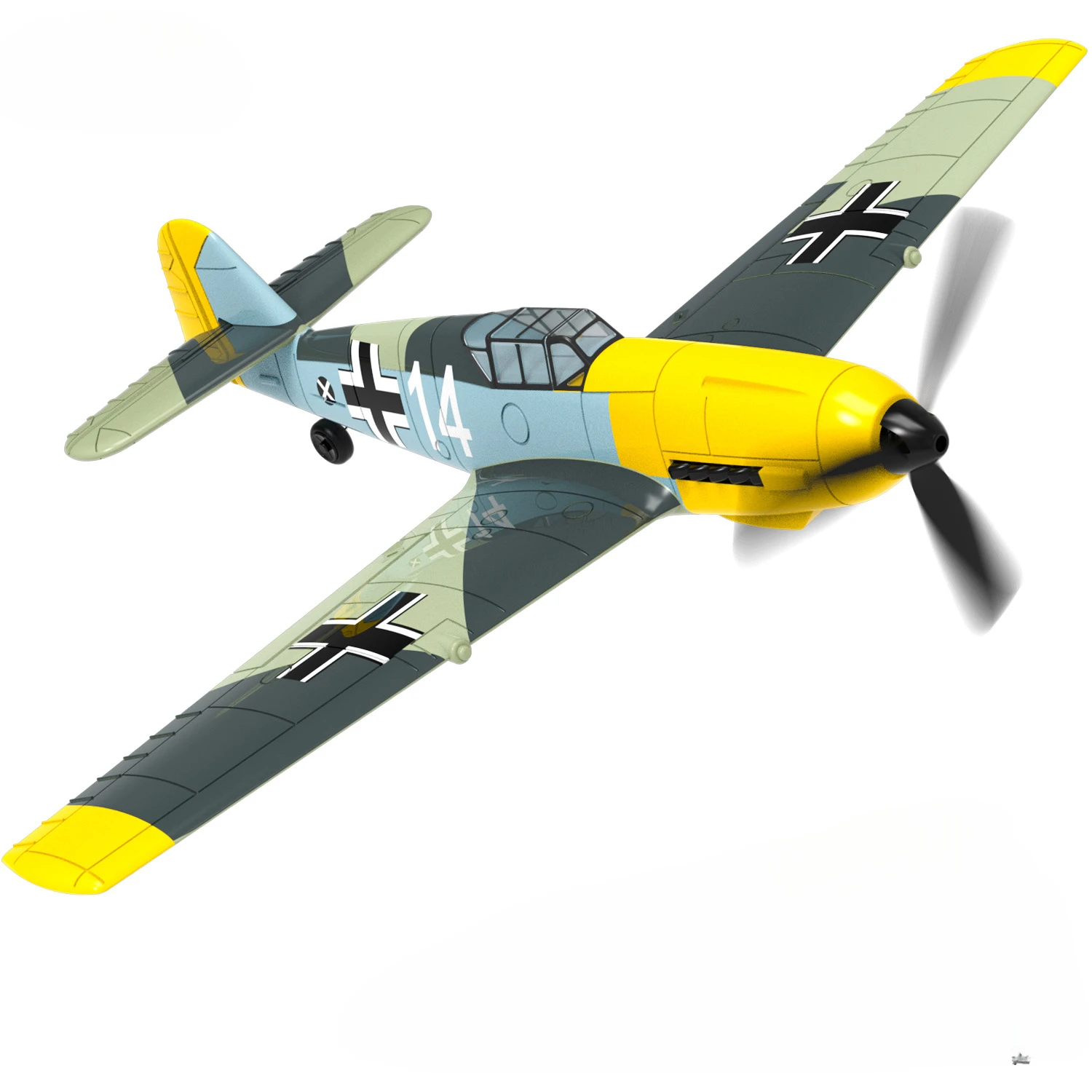 

Самолет Радиоуправляемый с дистанционным управлением BF109 2023 ГГц, 4 канала, 2,4 мм, один ключ, U-образная форма, аэробатический самолет Радиоуправляемый Warbird, рождественские подарочные игрушки, 400