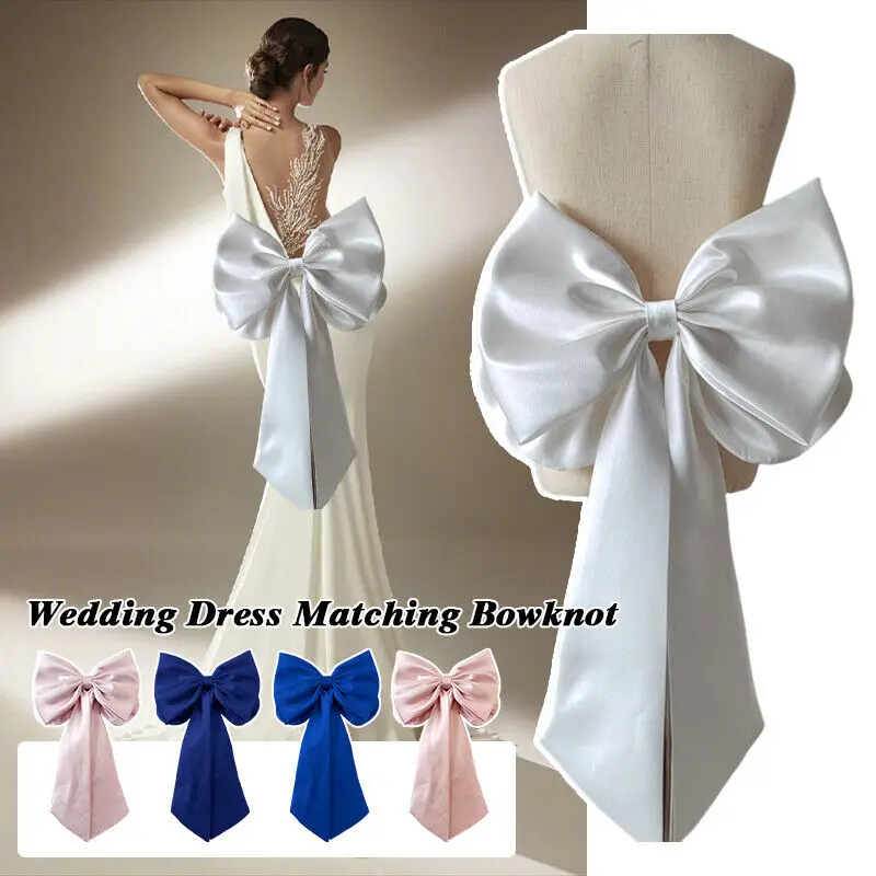 

Fashion Seperate Satin Bow with Pin Wedding Party Knot Detachable Bowknot Wedding Accessories DIY Clothing Supplies