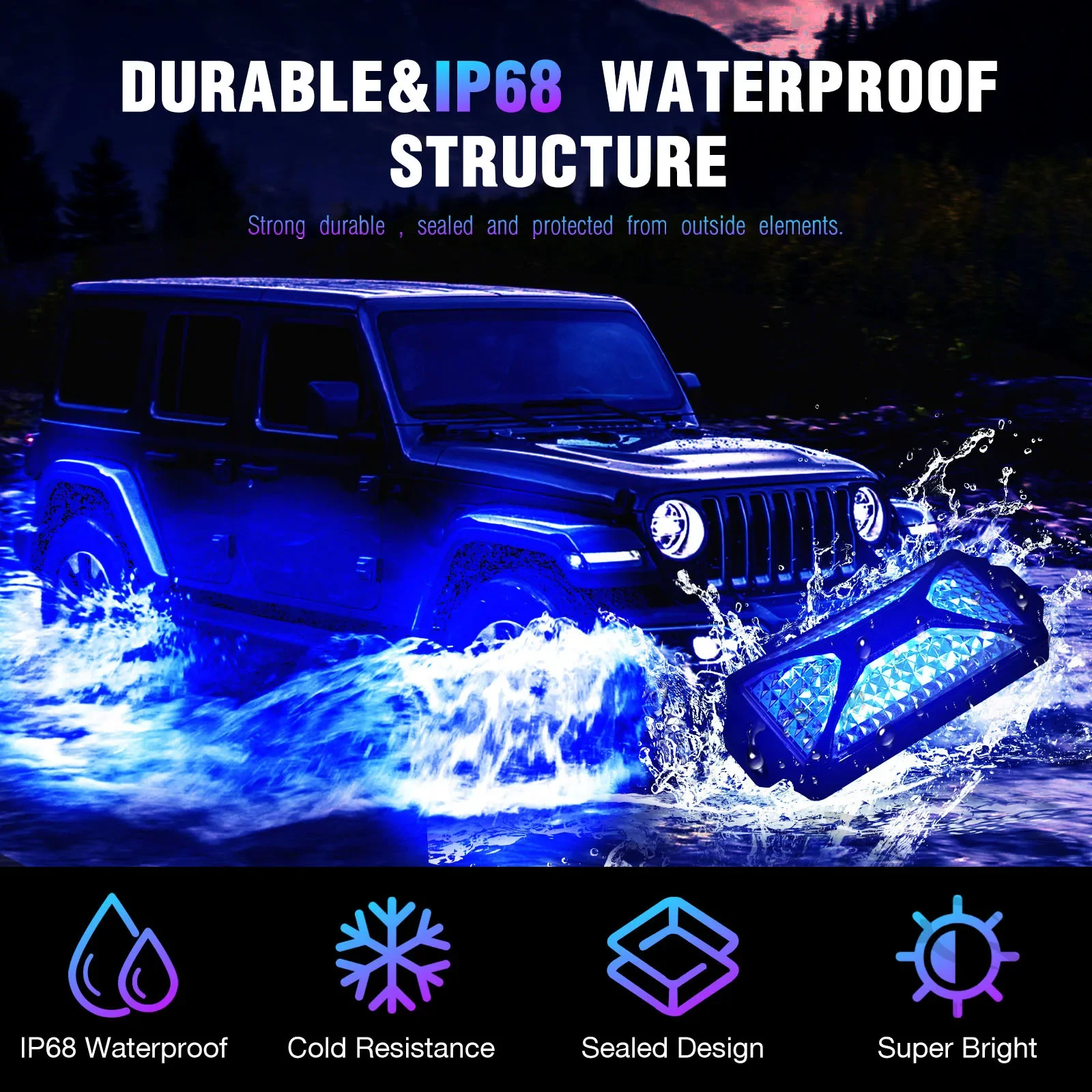240 LED   RGB Ϻ ,  ε Ʈ UTV ٵ ۷ο Ʈ  Ʈ, ڵ  , 10 