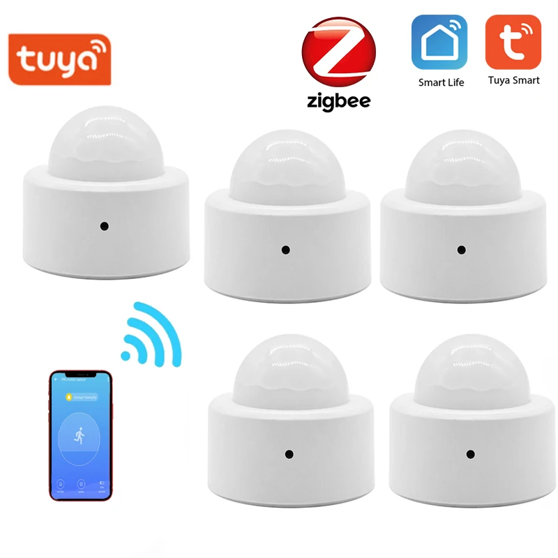 1/5 шт. инфракрасный датчик движения Zigbee 3 0 Tuya | Обустройство дома
