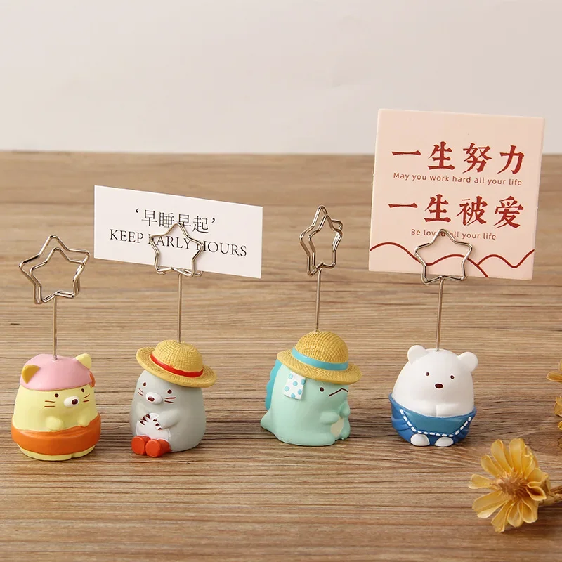 Desk Memo Holder Creative Desktop Crafts Desk Ornaments Envelop Holder Animal Desk Memo Holder Photo Card Message stand Photo Stander