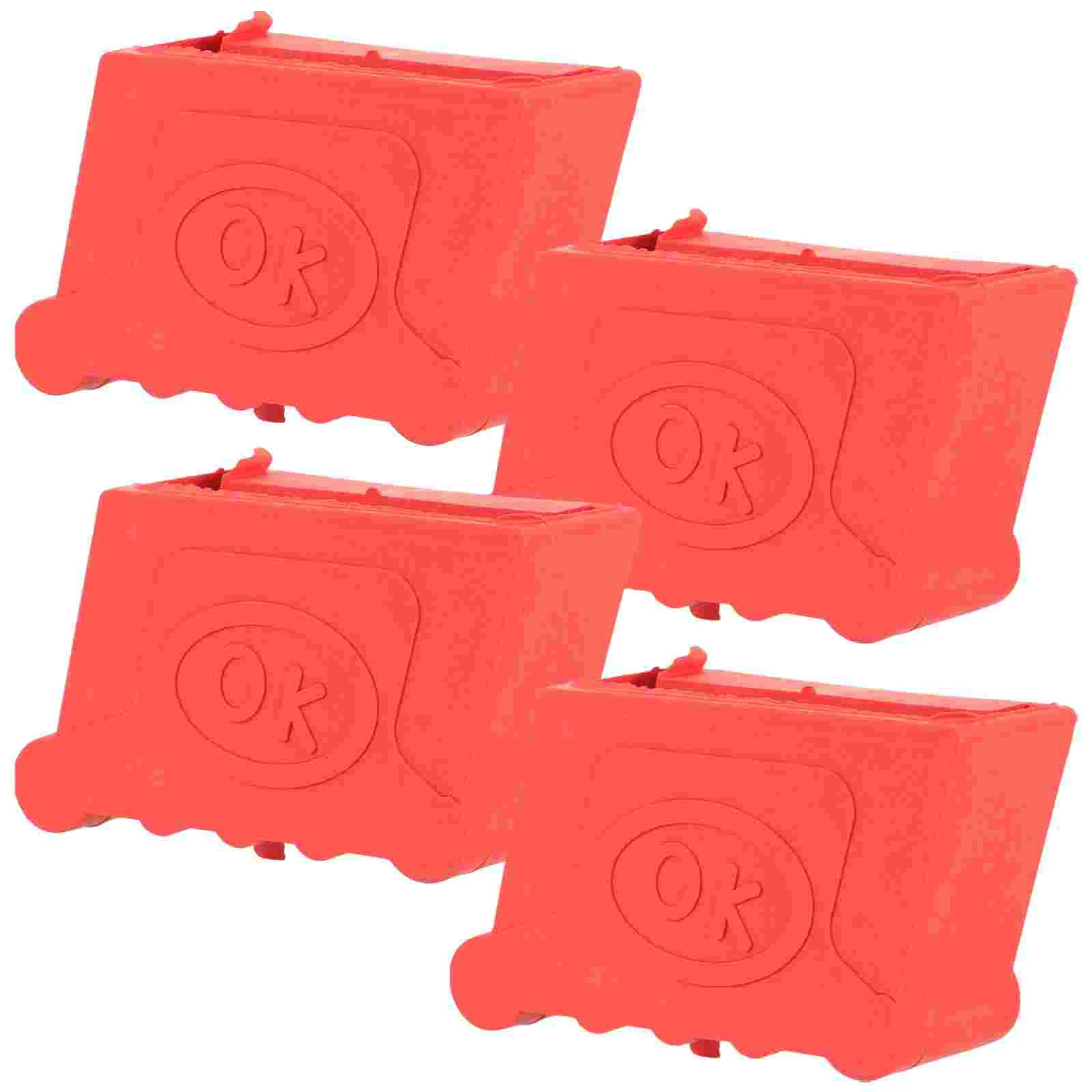 

4 шт., Нескользящие резиновые накладки на ножки лестницы