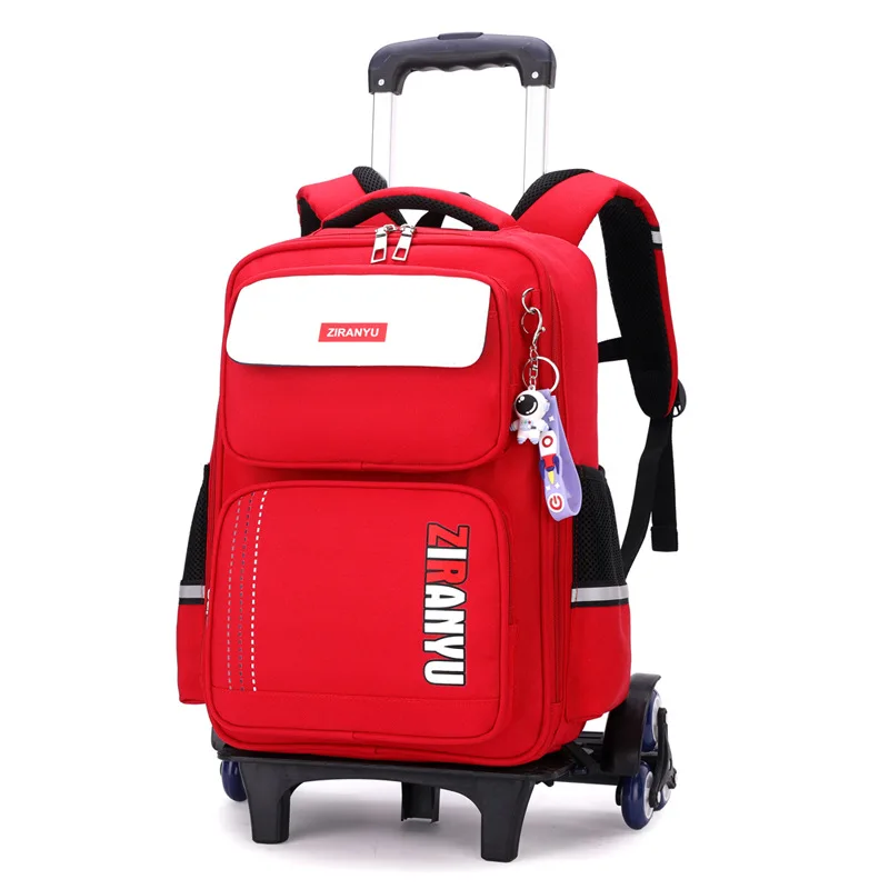 Student Rolling Backpacks for Primary School Children Trolley School Backpack Wheeled Bag Back To School Backpacks with Wheels 4