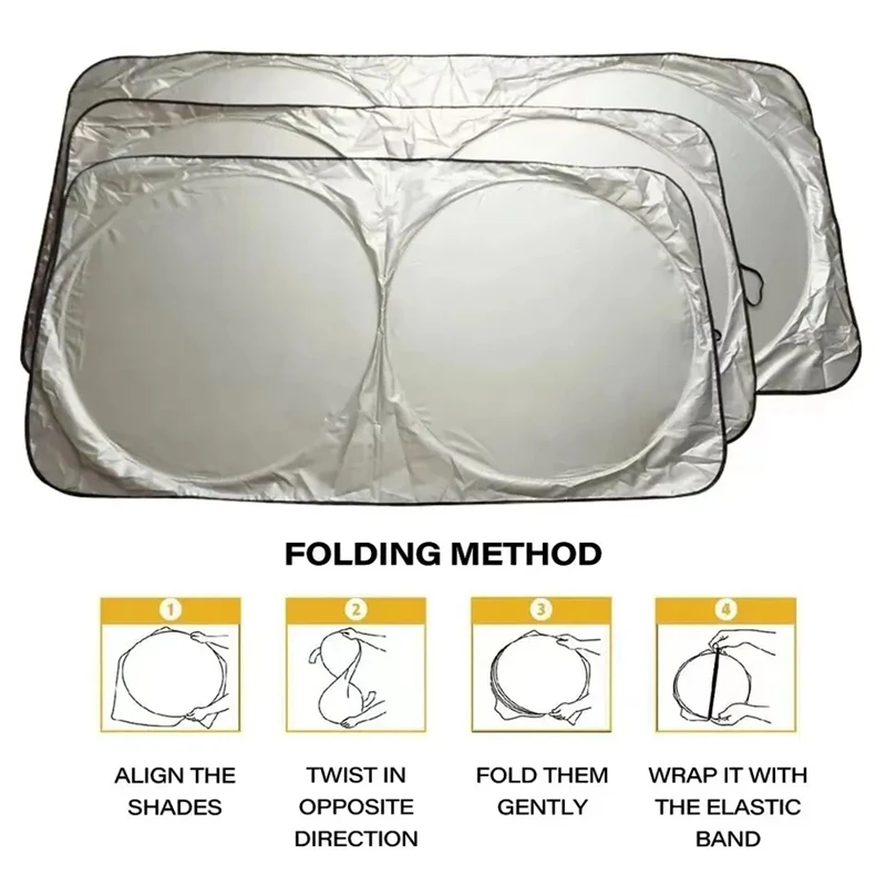 Folding Windshield Sunshade 4