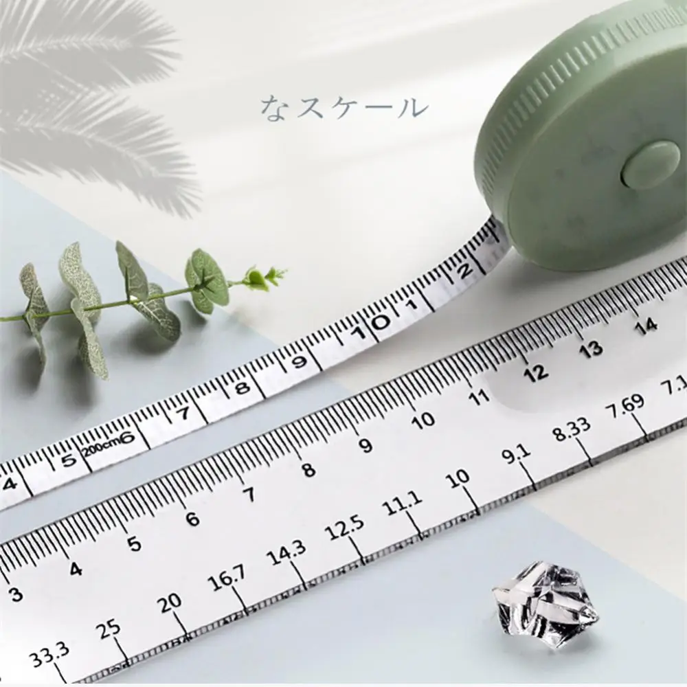 Tailor Plastic Round Shape Retractable Tape Measure Soft Ruler Blue 1.5M  2pcs