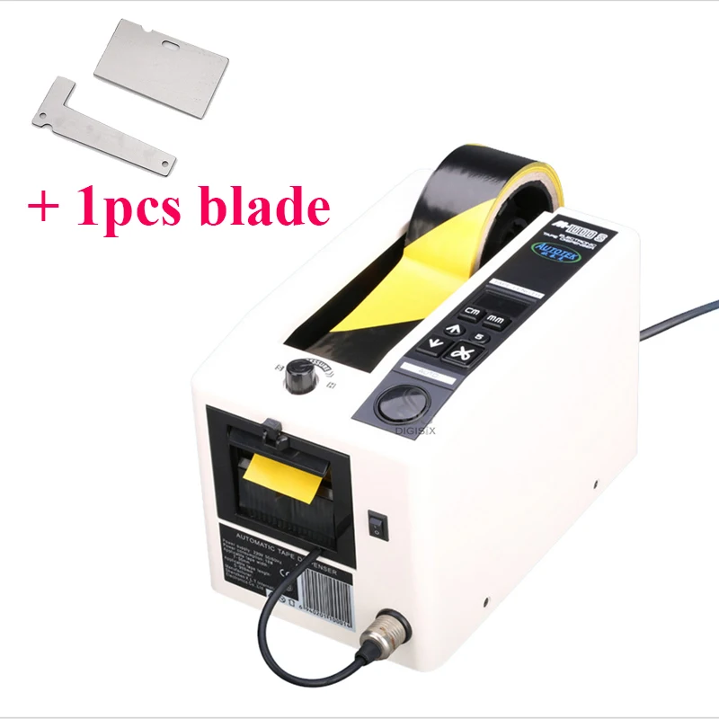 

M-1000S Automatic Tape Dispenser/Automatic Tape Cutter,width 4-50mm +10PCSStripping ring +1 PCS spare blades