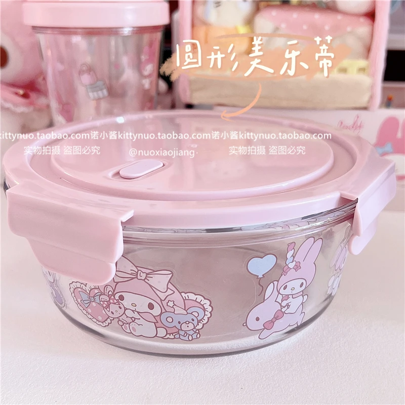 Cute Kawaii Cinnamoroll Inspired Divided Meal/ Food Glass