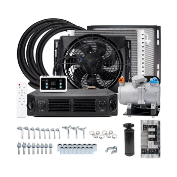 Compressore elettrico universale per climatizzazione automatica automobilistica 12V 24V per condizionatore A/C classico caldo per furgone da strada