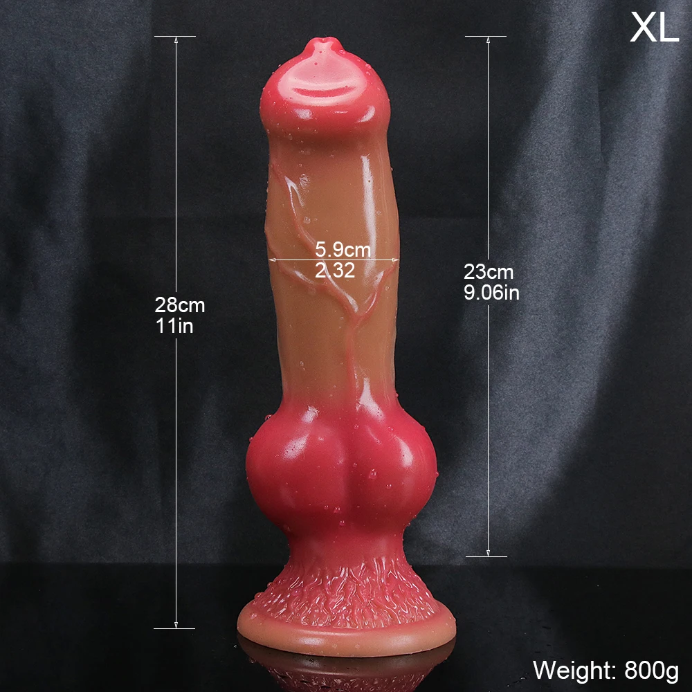 Xxl Nieuwe Realistische Dieren Hond Dildo Zachte Enorme Wolf Penis Zuignap Anale Seksspeeltjes Voor Vrouwelijke Strapon Butt Plug Erotische Winkel Lul _