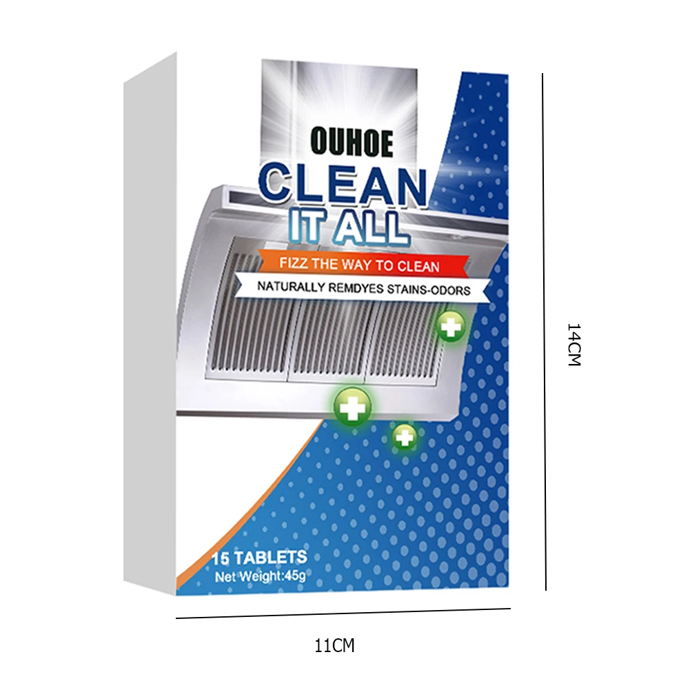 Household Effervescent Tablet Kitchen Heavy Grease Cleaner Grease Stain Remover