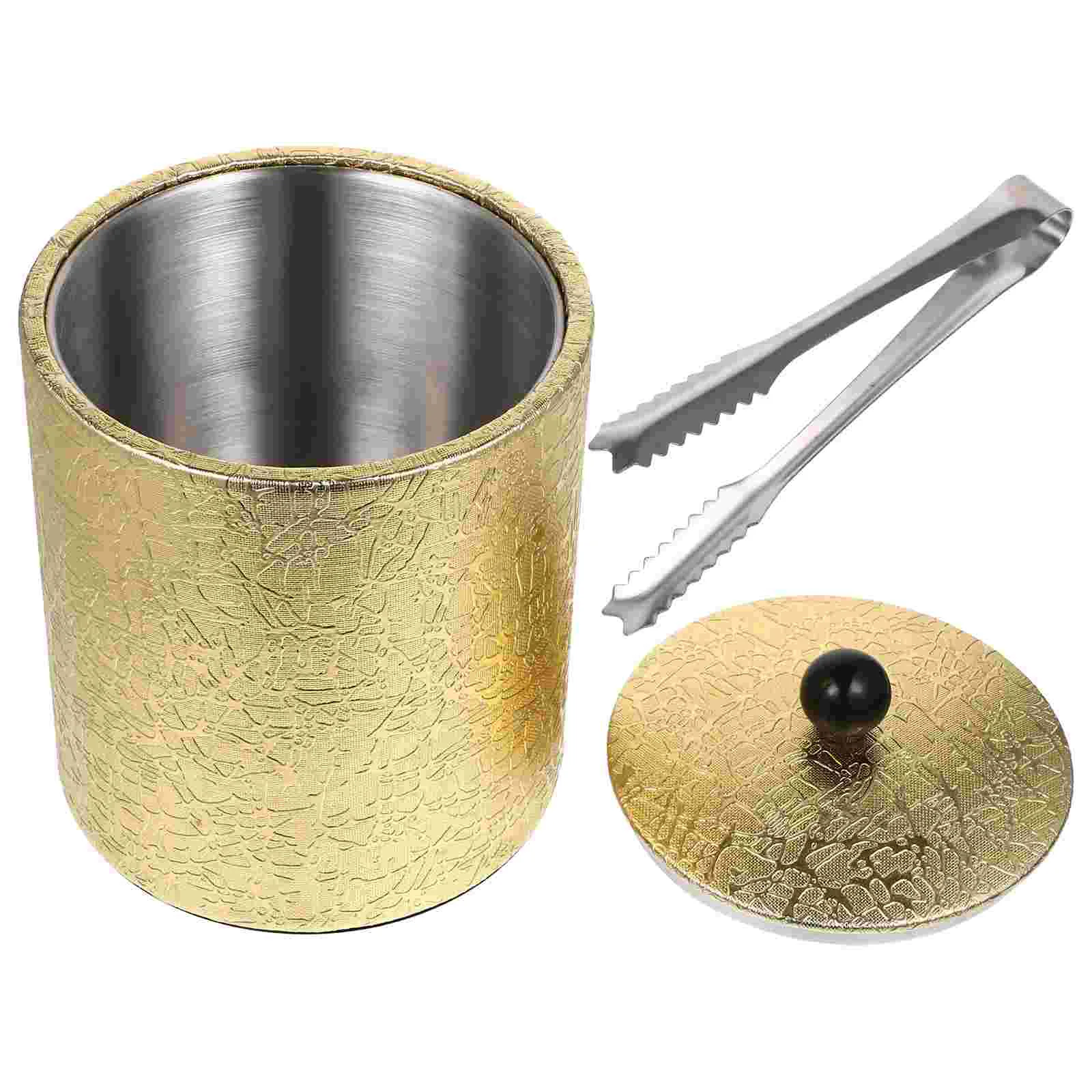 

Stainless Steel Ice Bucket Thickened Champagne Wine Bucket Wine Bucket