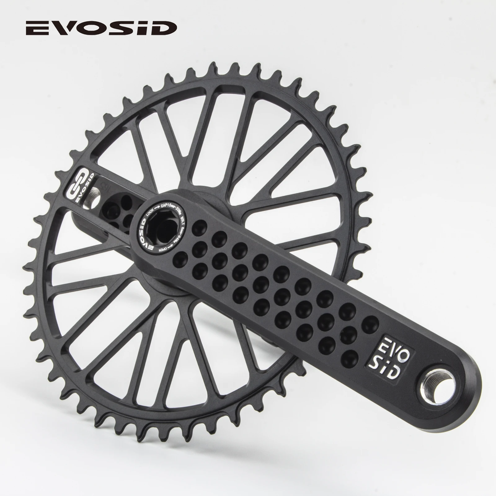 EVOSID ロードクランクセット 165/170/175 ミリメートル中空