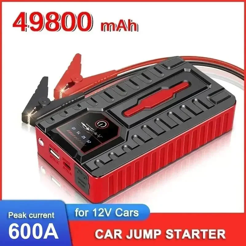 

Portable Car Jumper Starter Power Bank 49800mAh Car Battery Booster Charger Starting Device for 12V Petrol Car Starter
