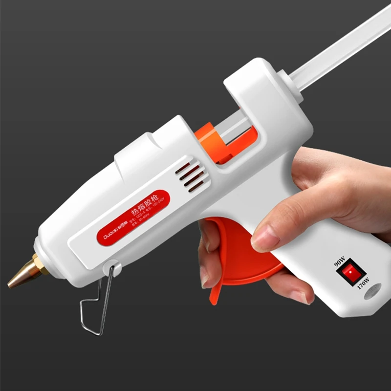 100W Hot Melt Glue Gun DIY Mini Household Industrial Guns Heat Temperature Electric Repair Tool Use 11mm Glue Sticks 4
