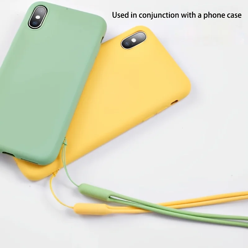 Silicone Wrist Strap Charms - Cute Lanyards for Phones, Cameras, Keys, and Accessories