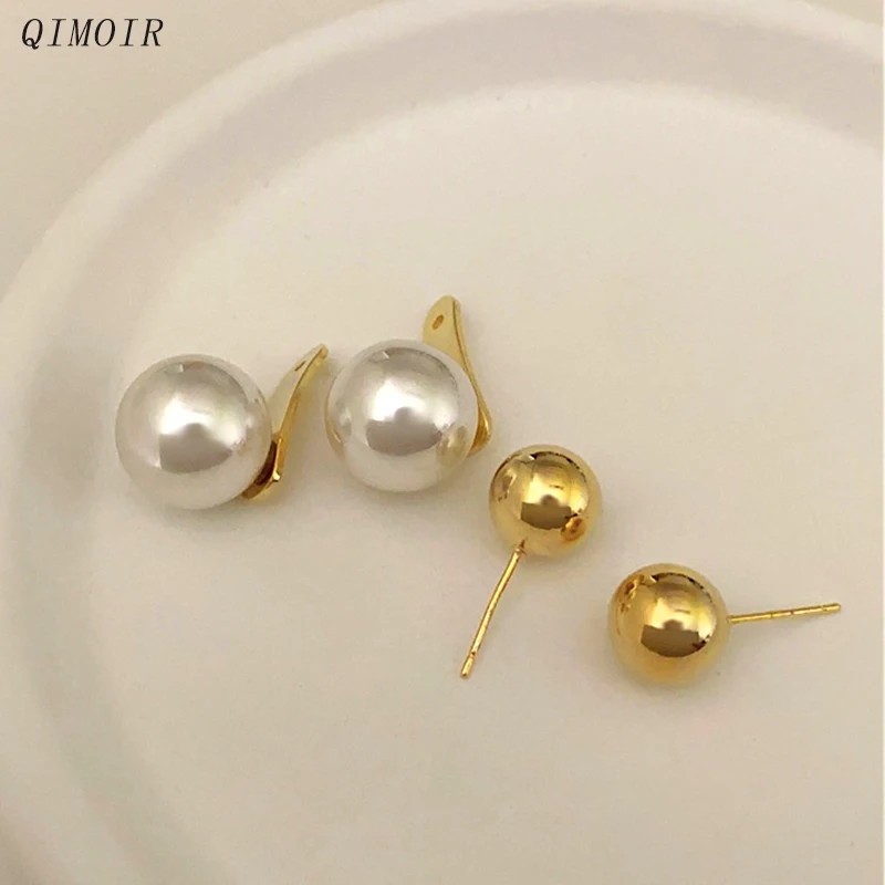 Orecchini A Clip Con Perle Simulate, Finti Piercing Per Donne E Ragazze, Eleganti E Senza Fori - 3
