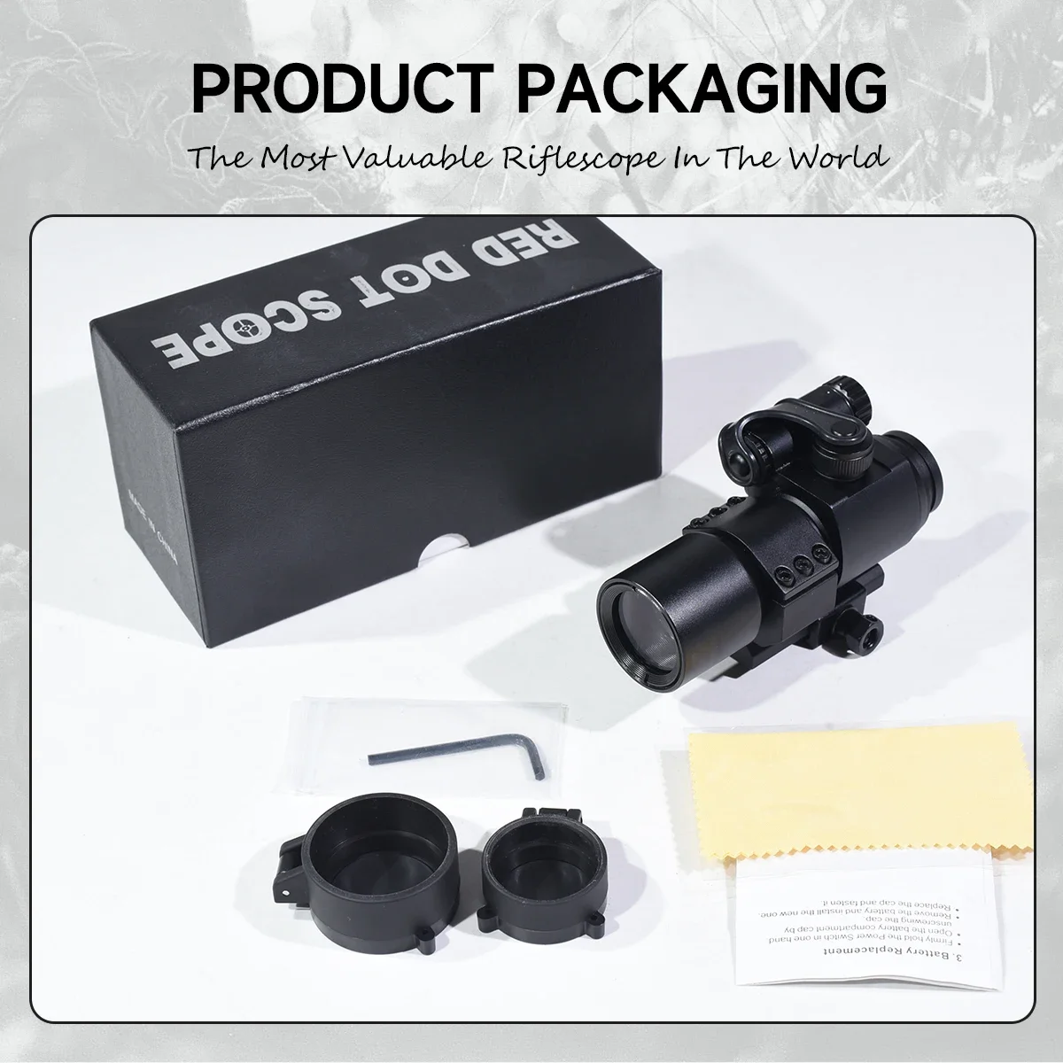M2 Red Dot Sight 4MOA Reflex Red Dot Optics Sights Airsoft Hunting Shooting Riflescope Fits 20MM Rail Tactical Acsessories