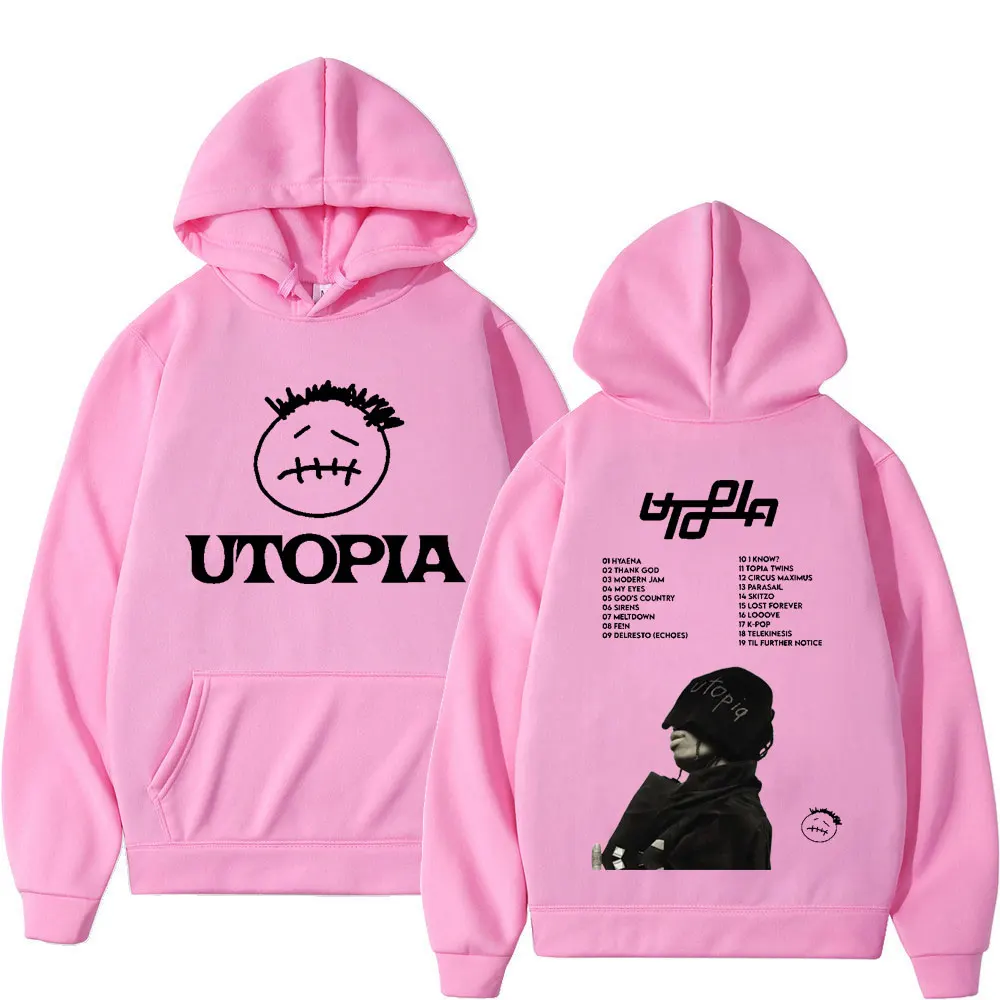 Hot Sale Rapper Cactus Jack Hoodie Music Album Print Sweatshirts Men Women Fashion Hop Oversized Hoodies Streetwear
