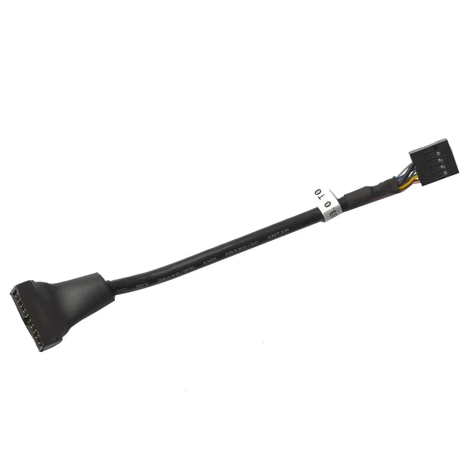Motherboard Header Adapter Cord 1Pcs 20 Pin USB 3.0 Female To 9 Pin USB 2.0 Male For Computer PC usb adapter usb adapter cable usb cable adapter conversion cable adapter
