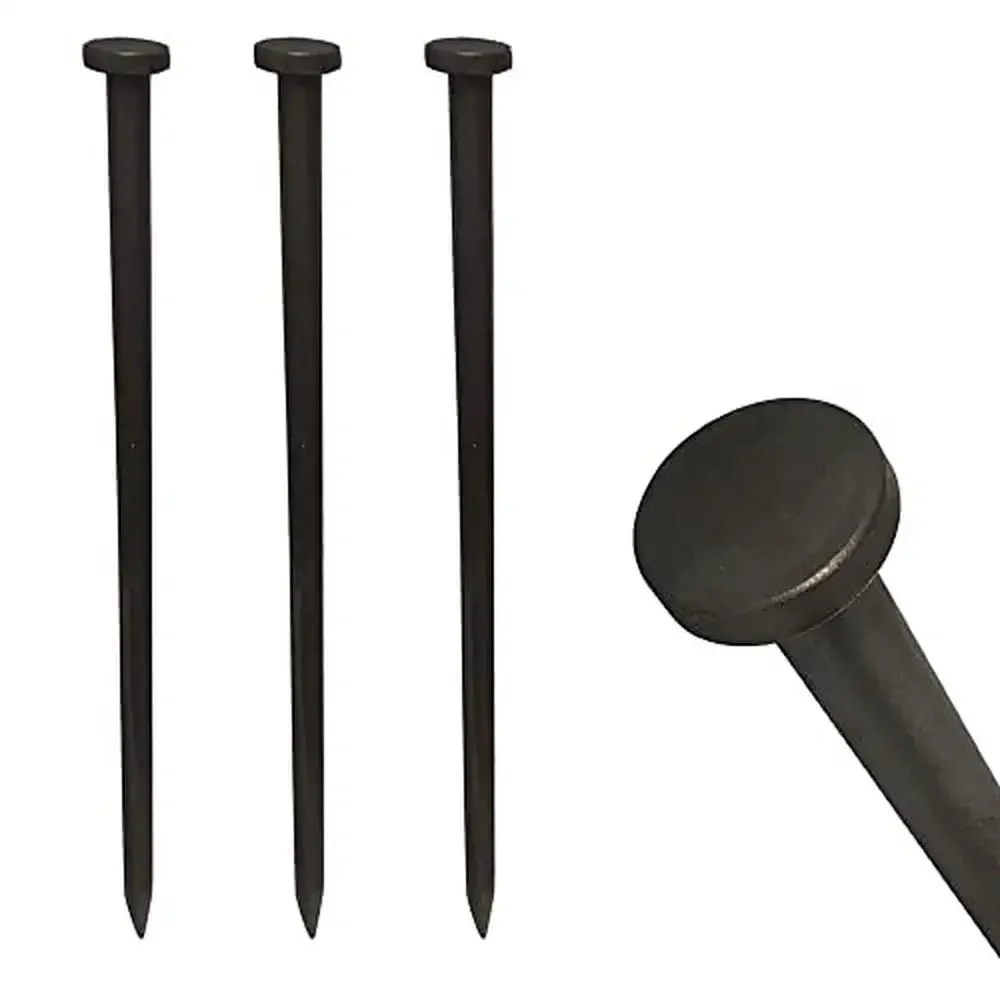 Steel Tent Stakes Heavy Duty Versatile Anchors Inflatables Event Tents
