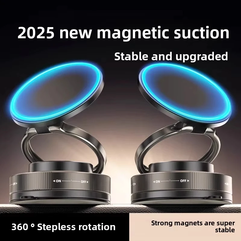 T30 Vacuum Magnetic Phone Holder Stand, for Magsafe Suction Cup Phone MountAdjustable Swivel Lock, for Your Car/Gym/Mirror 1