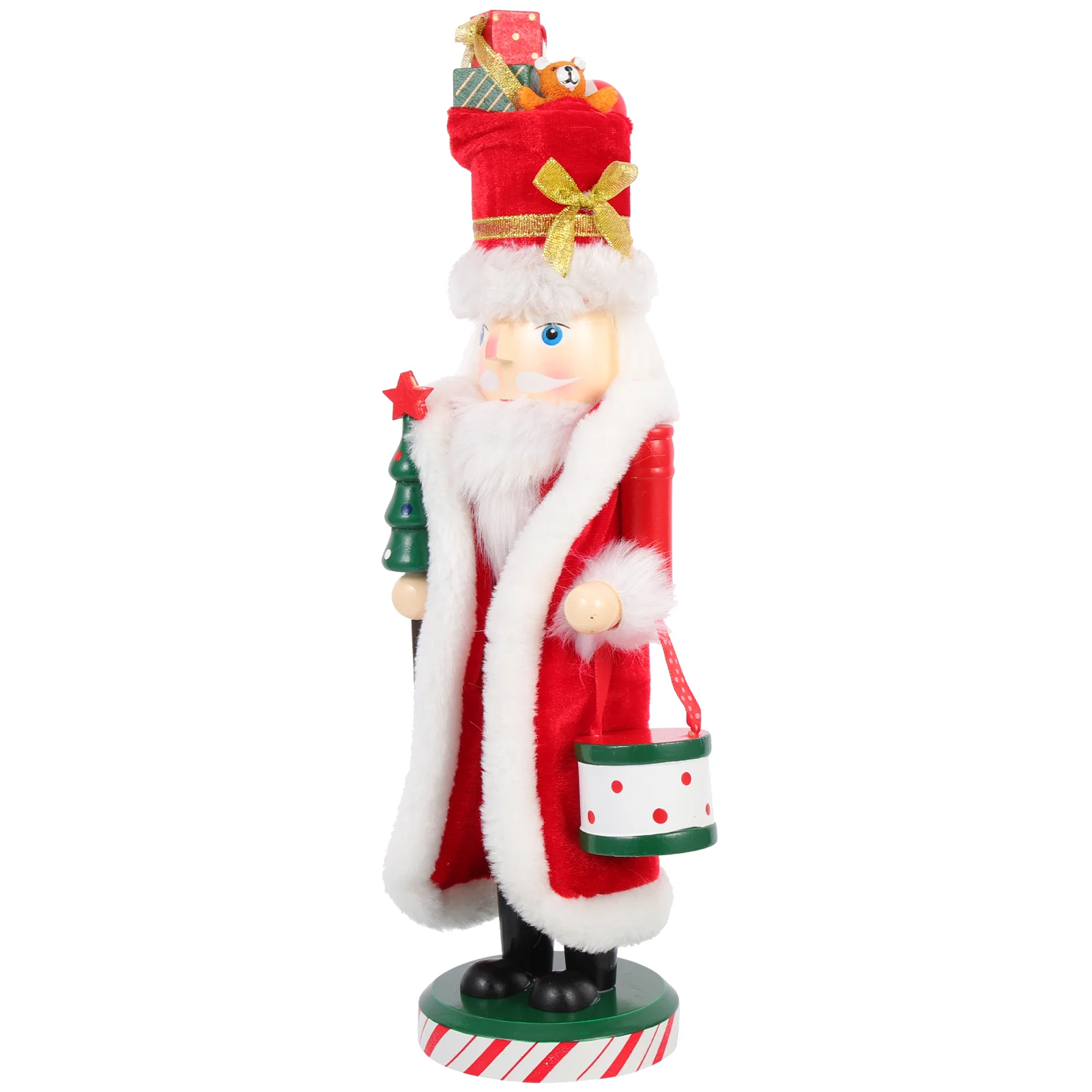 

Christmas Sto Nutcracker Ornament Gift Figurine Novelty Decoration Decorations Wooden Desktop Adornment