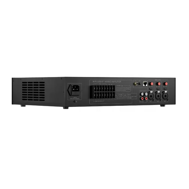 CE RoHS 인증 통합 믹싱 Pa 시스템, 공용 주소 증폭기, Wi-Fi 리시버 포함