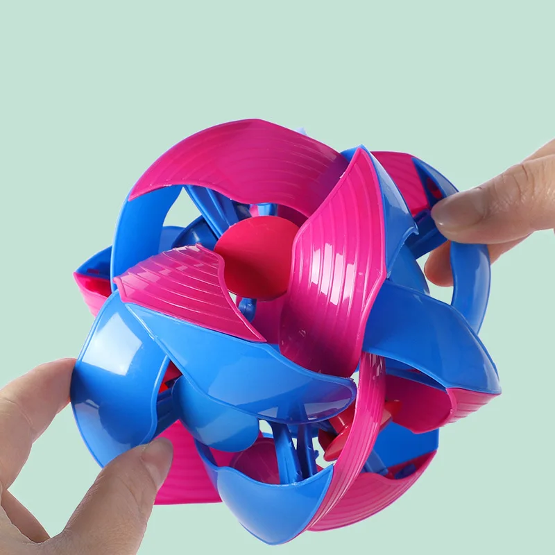 One Ball Dual Color Flipping Ball Switch Pitch Kid's Birthday Gift Magic Hand Throw Fun Interactive Decompression Toys