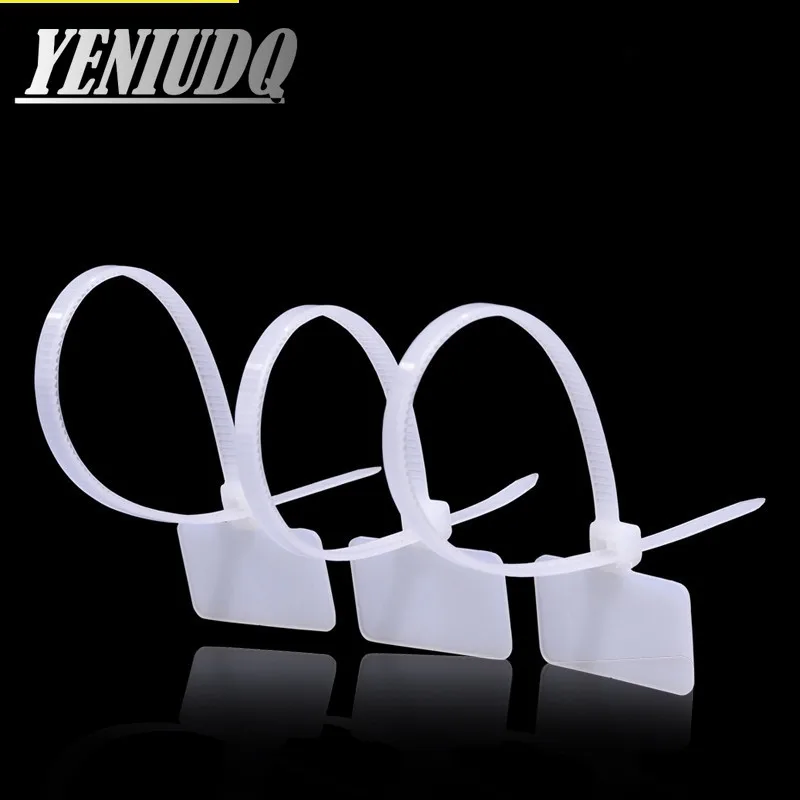 Nylon Cable Ties 50Pcs Nylon Tie Tags Self-Locking Network Cable Zip Trim Wrap Loop Wire Straps Label nylon cable ties cable ties cable tie nylon zip ties