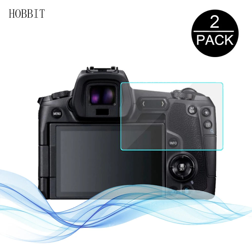 2PCSTemperedGlassCameraForCanonR6IIEOSR6MarkIIR6IIMarkii