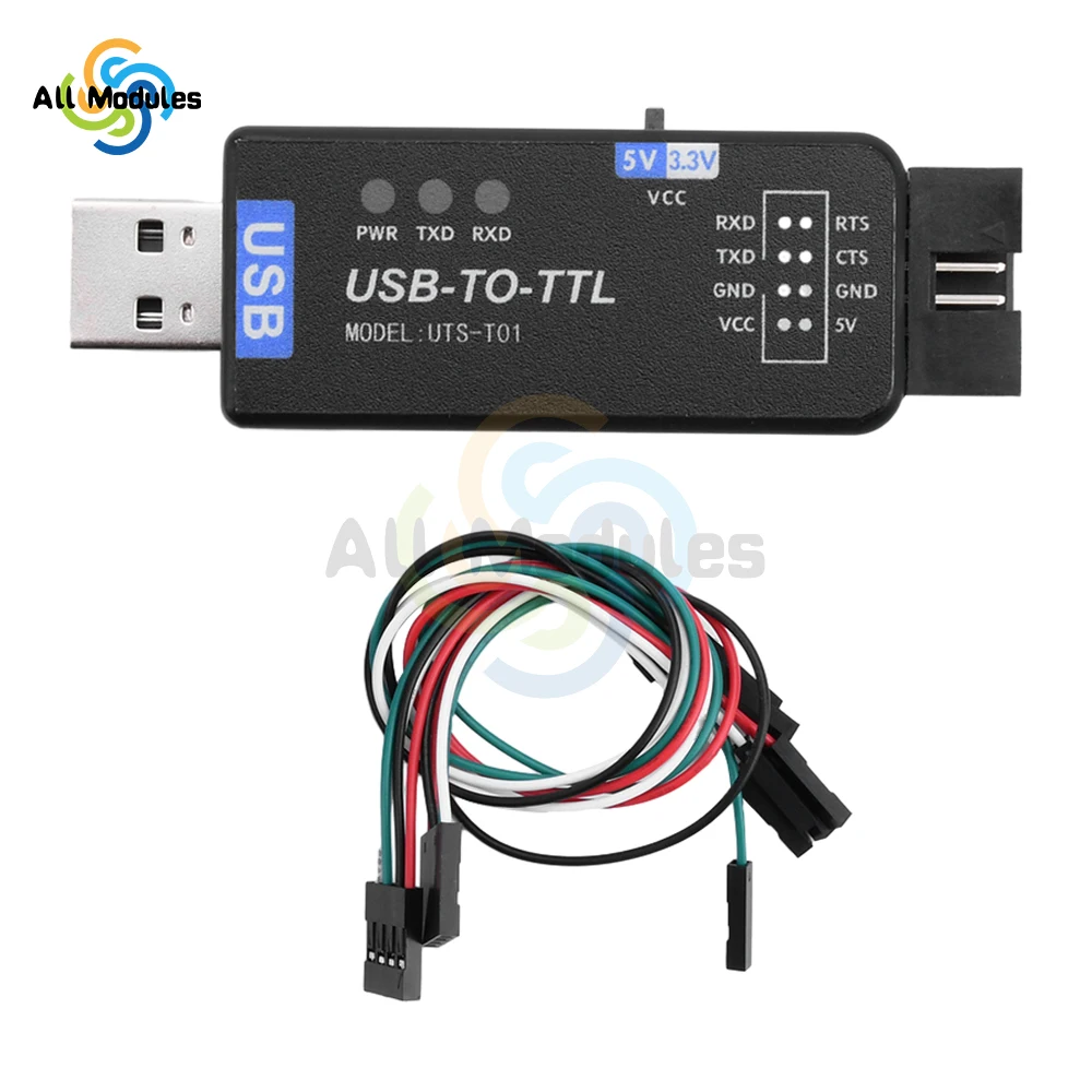 ตัวเลือกสินค้า โมดูลแปลง USB เป็น Serial ใช้งานง่ายสำหรับงานพัฒนา