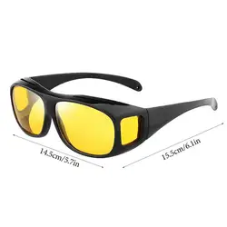 Windproof Anti - Glare Night Vision Glasses for Driving, Cycling, and Walking (A)
