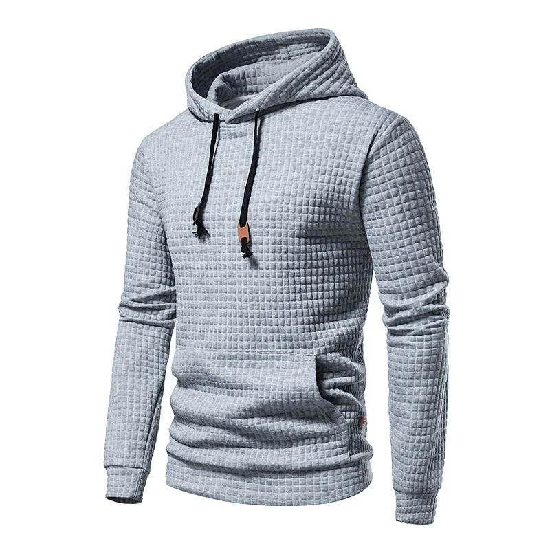 Solid Color Men Hoodies Fleece Warm Mens Sweatshirt Fashion Streetwear Casual Men's Loose Breathable Pullovers Brand Hoody