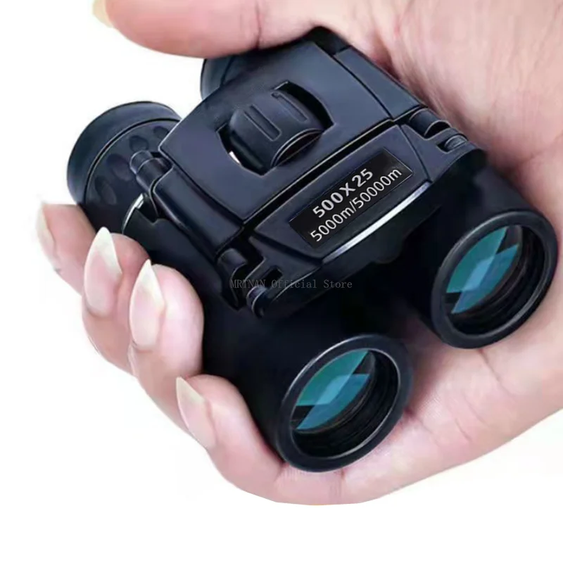 

500X25 Portable Hd Zoom 5000M/50000M Binoculars Telescope Powerful Folding Long-Distance Vision Hunting Outdoor Camping Sports