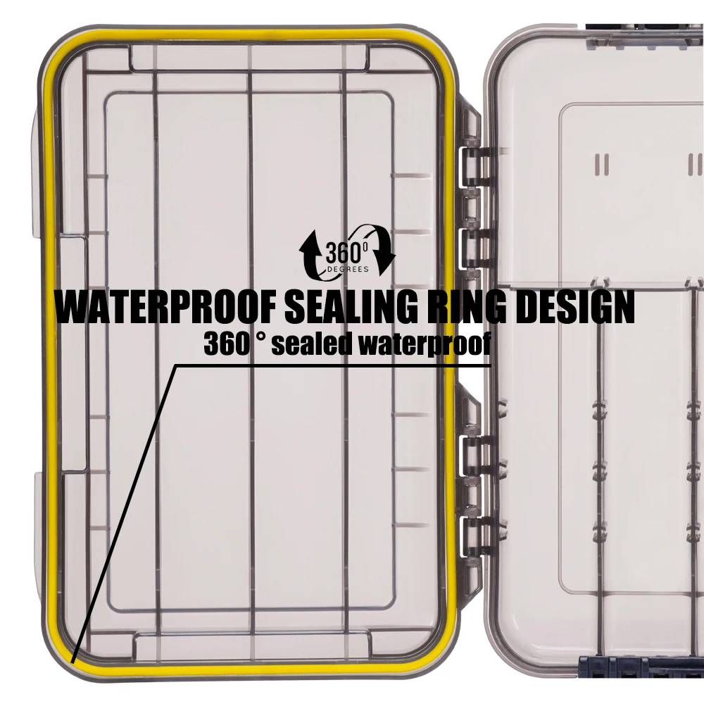 CAZULO Large Waterproof Hook and Bait Storage Gear Box 3