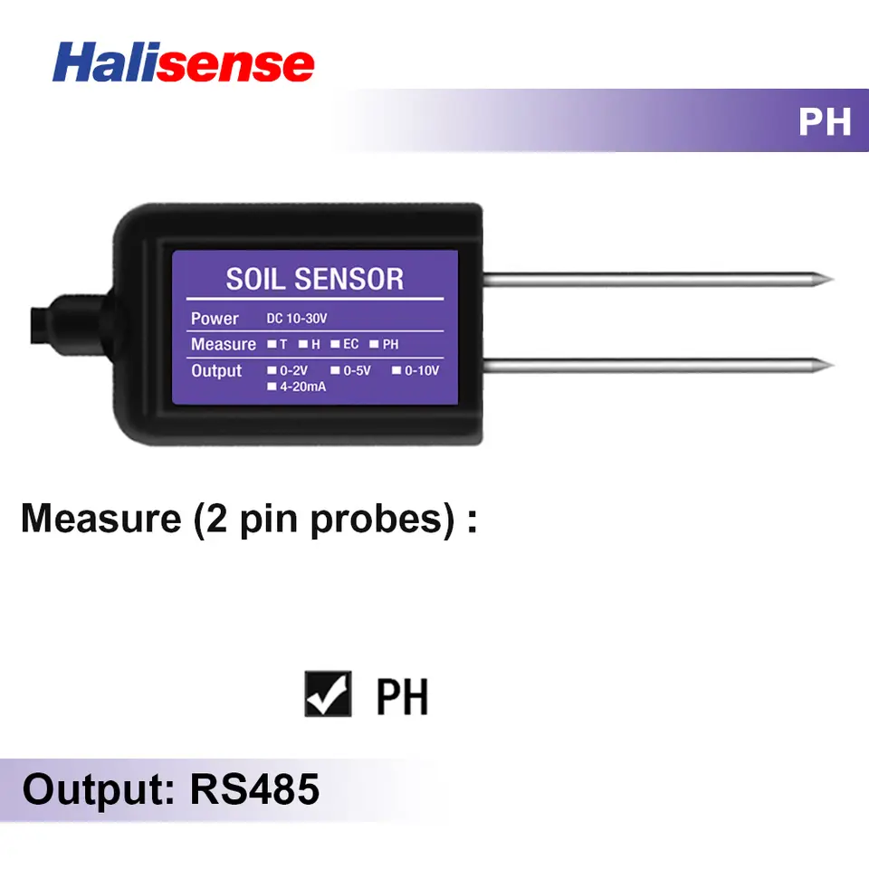 RS485 Modbus Soil Sensor 7 in 1 Measure Soil Moisture Temperature Humidity EC PH NPK image 7