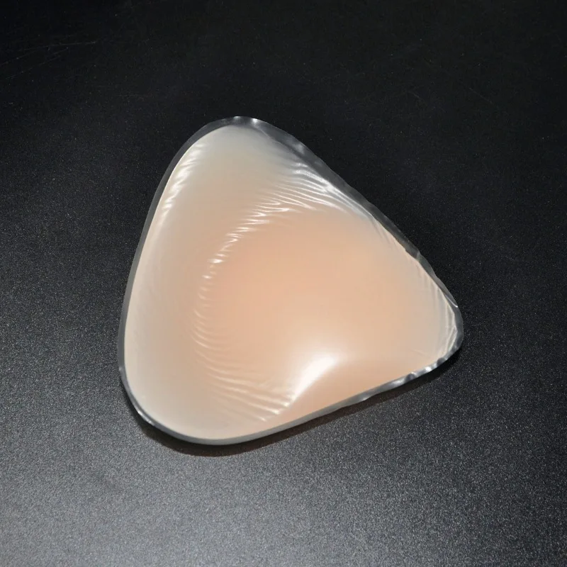 180g Pair of Triangular Heart-shaped Full Gathered Breast Pads Thickened Breast Pad Inserts