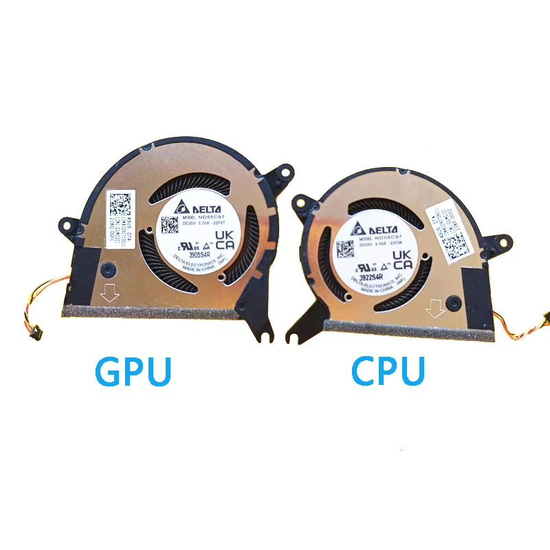 New Original Laptop CPU GPU Cooling Fan FOR ASUS Deluxe X13 2023 ZenBook S 13 OLED UX5304V ND55C97-22F06 ND55C97-22F07