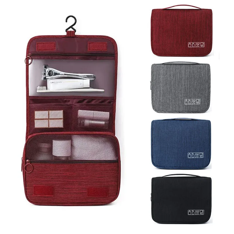 Travel Makeup Bag High Quality Toiletries Storage Pouch Waterproof Travel thumbnail 5