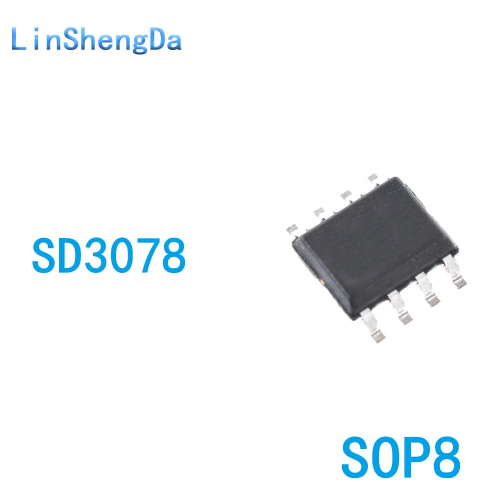 

10PCS SD3078 SMD SOP8 Real Time Clock Chip IC High Precision Temperature Compensation Built-in Crystal Oscillator