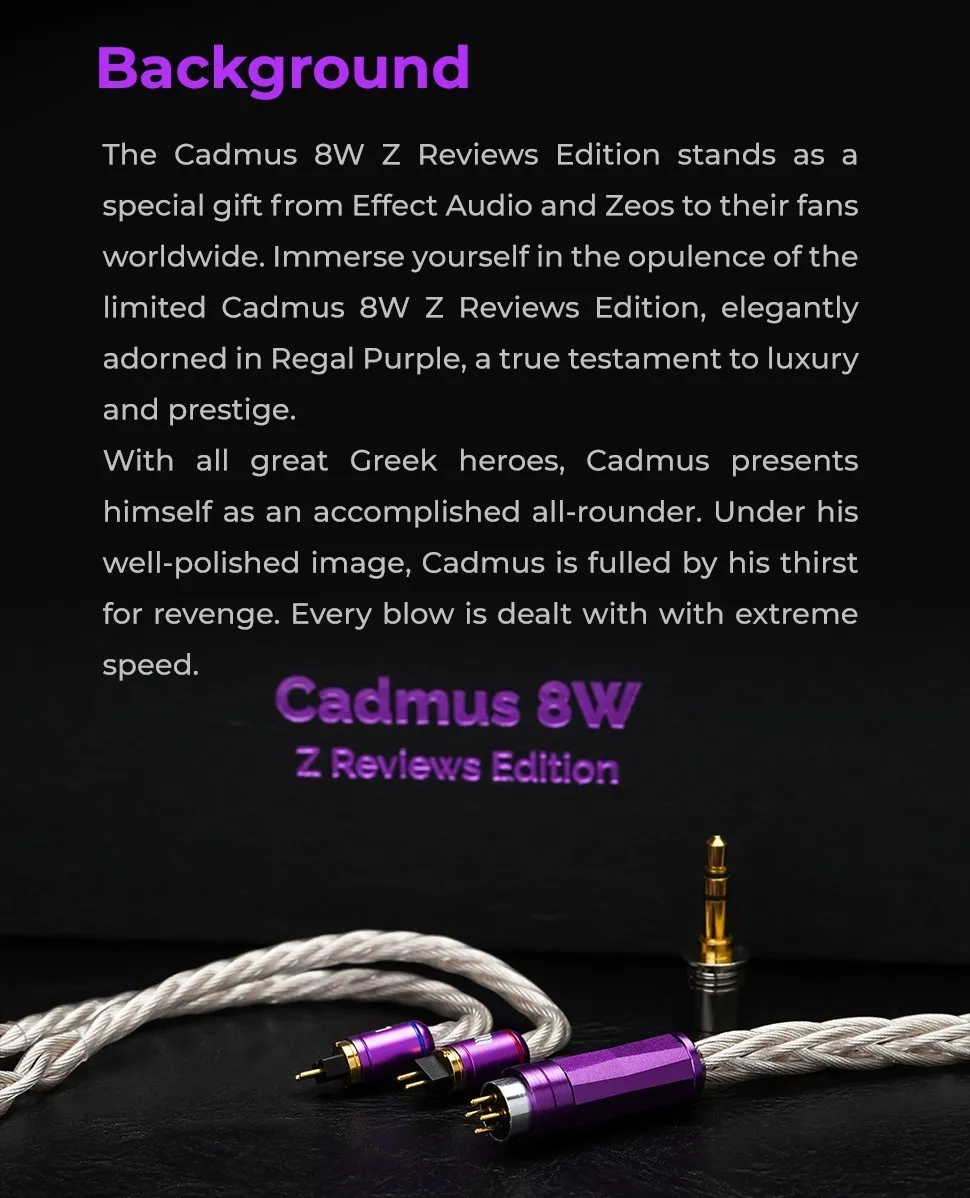 Effect Audio × Z Review 10th Anniversary Cadmus 8W Limited Edition Ear