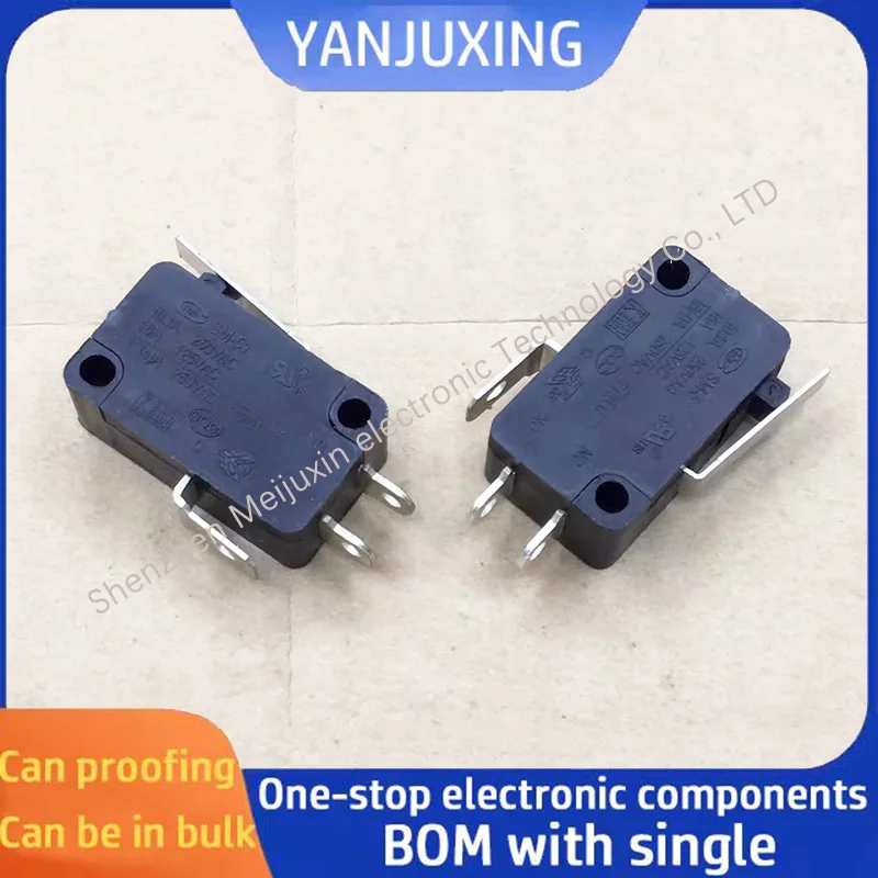 

1pcs/lot Microswitch SM-51F-H Car washing machine switch rice cooker accessories switch silver contact 16A