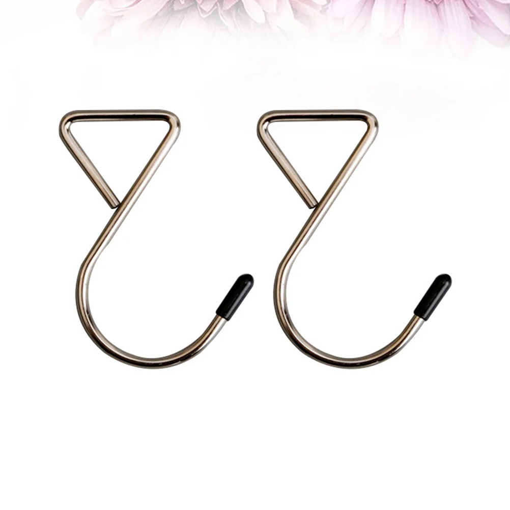 

10 Pcs Hanging Hooks Multifunctional Christmas Tree Bags Suitcases Hanger Coat Earth Tones Metal