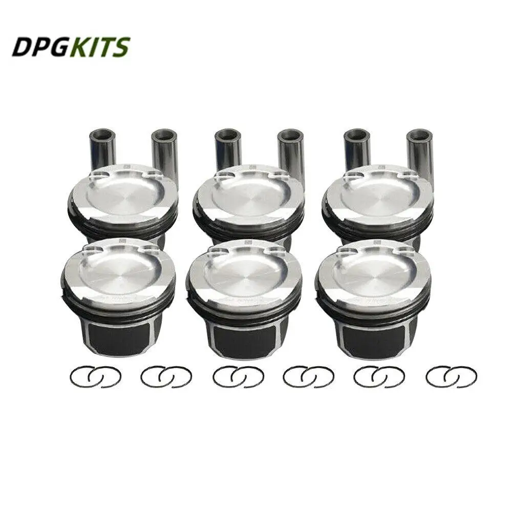 6pcs1125761029511257577586N54PistonsRingsSet84mmForBMWE82E90