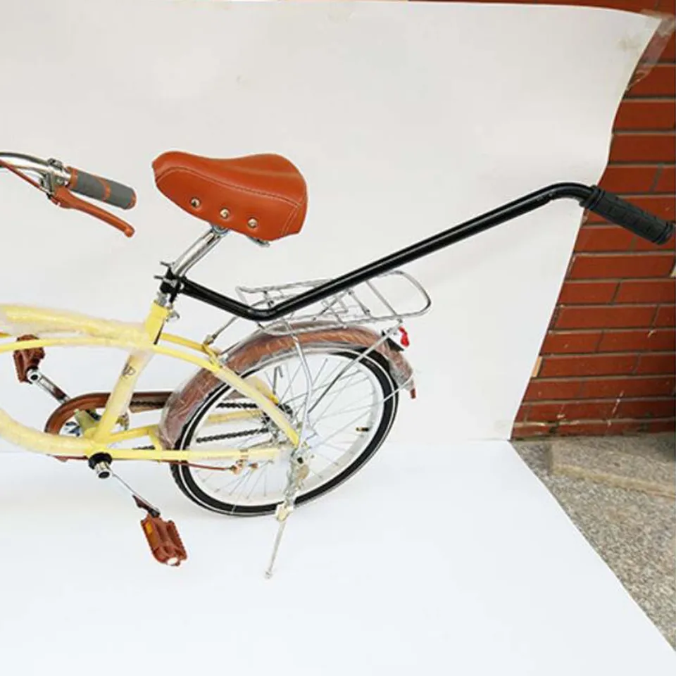Barre De Velo Enfant PROMETHEUS BICYCLES Barre Velo Enfant | Barre De Guidage Velo | Barre Traction Velo Enfant | Barre De Poussée Velo Enfant Universelle - Divisible Barre De Guidage Vélo Enfant