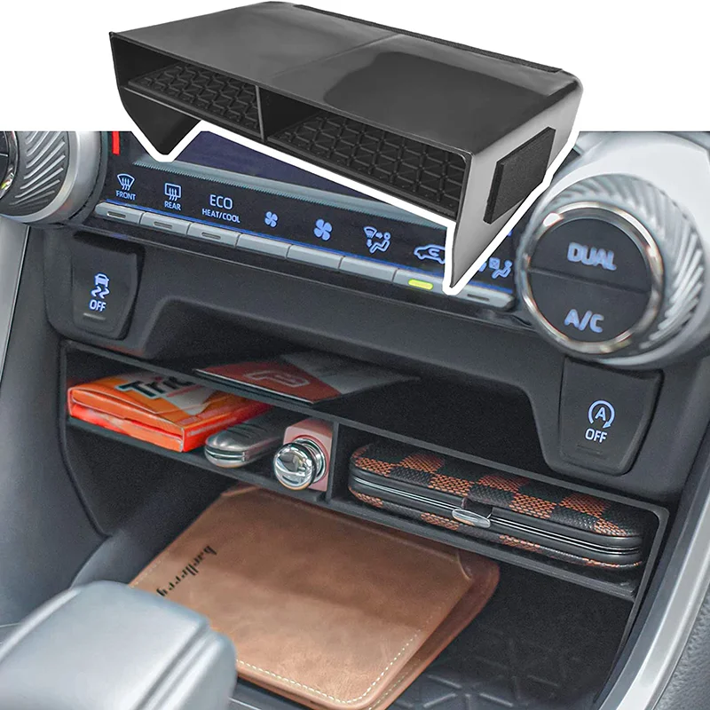 

Lower Center Console Organizer Compatible For Toyota RAV4 2019 2020 2021 2022 2023 Accessories Secondary Insert Tray Storage Box