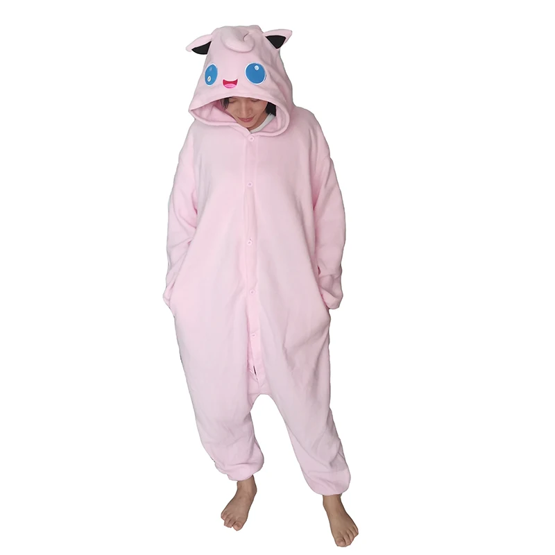 Roupa De Dormir Feminina Jigglypuff Pijamas Pijama Cor-De-Rosa