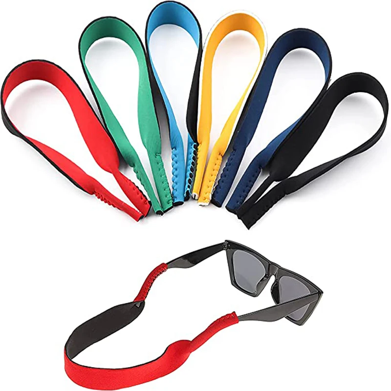 12 Colors Floating Foam Chain Eyeglasses Straps Chain Sunglasses Chains Sports Anti-Slip String Glasses Ropes Band Cord Holder
